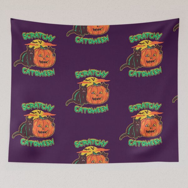 Item preview, Scratchy Catoween designed and sold by wytrab8.