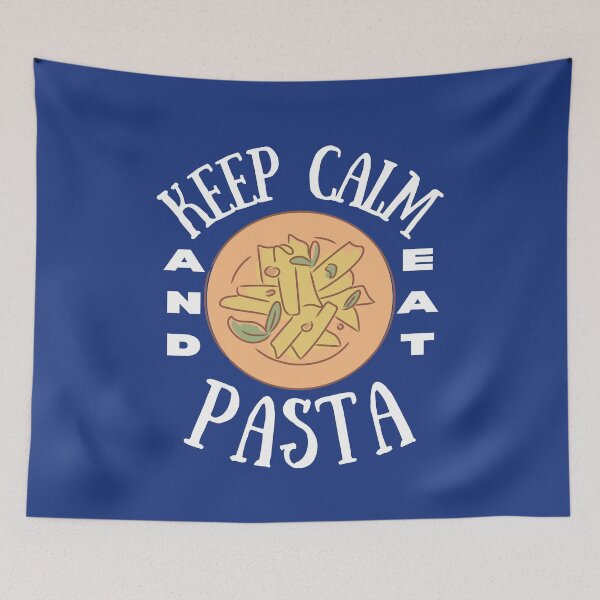 Item preview, Keep Calm And Eat Pasta | Funny Pasta Sayings designed and sold by thecooltable.