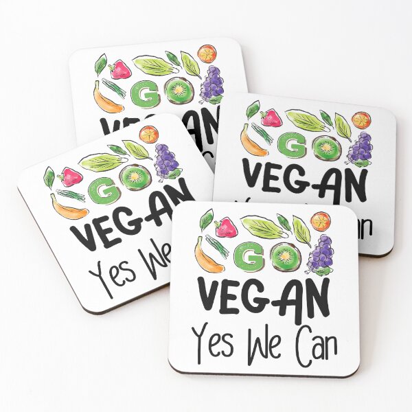 Item preview, Go Vegan Yes We Can Funny Design designed and sold by MoSaid.