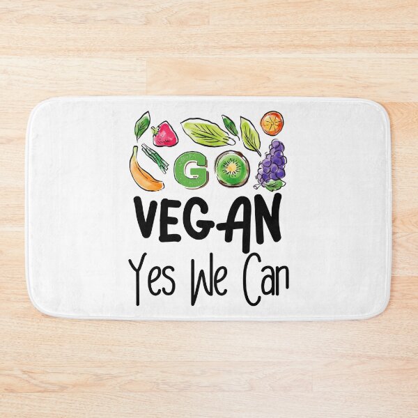 Item preview, Go Vegan Yes We Can Funny Design designed and sold by MoSaid.