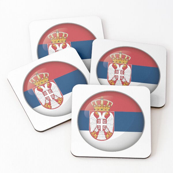 Item preview, Icon representing button Serbia flag. Ideal for catalogs of institutional materials and geography designed and sold by LucianoCosmo.