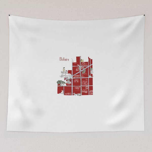 Item preview, Bellaire, TX Souvenir Map designed and sold by paigemoore.
