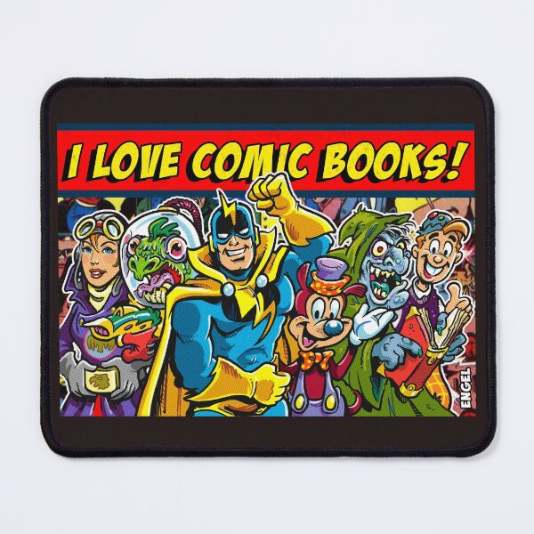 Item preview, I LOVE COMIC BOOKS! designed and sold by Jim Engel.