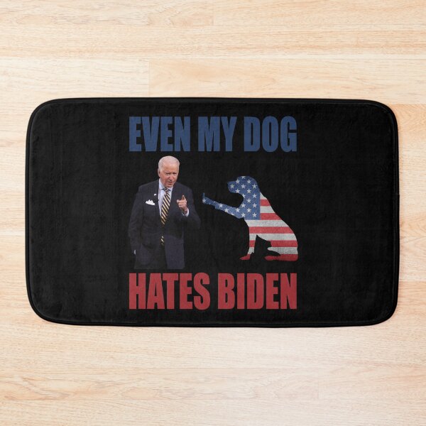 Item preview, DOG SHOWS MIDDLE FINGER TO BIDEN, Even My Dog Hates Biden designed and sold by Your Favorite Shop.