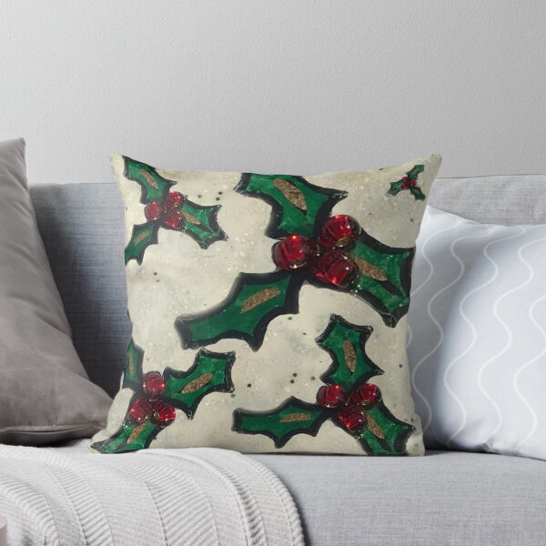 Item preview, Holly and Berries (large) by CJ'scrafts designed and sold by CJSCRAFTS.