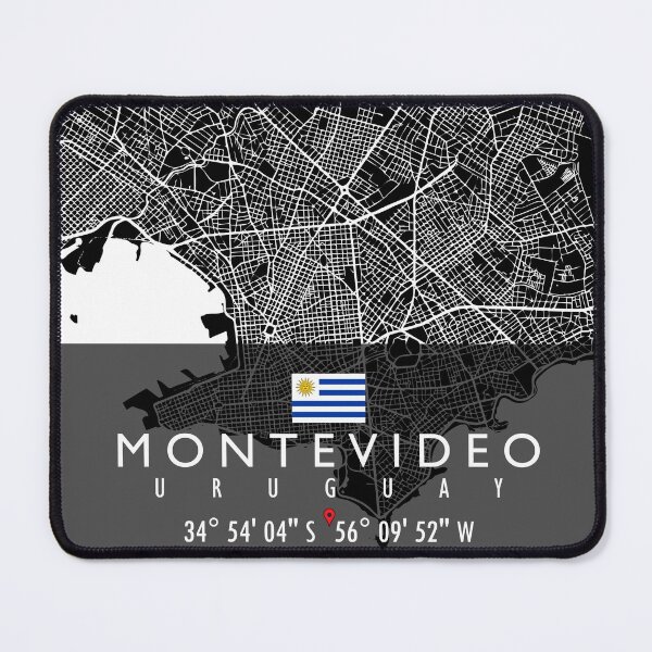 Item preview, MONTEVIDEO MAP URUGUAY designed and sold by hatimelhag.