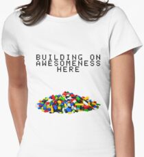 Building on Awesomeness Women's Fitted T-Shirt