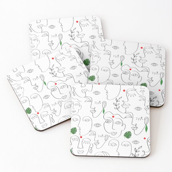Item preview, Abstract faces designed and sold by being trendy.