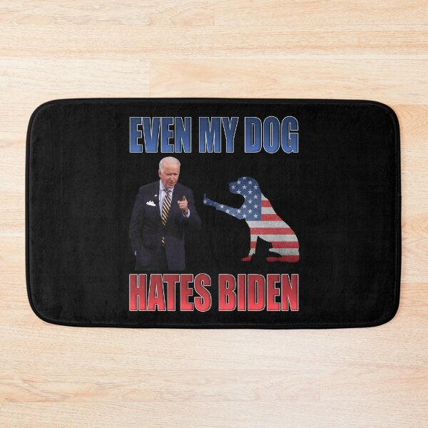 Item preview, DOG SHOWS MIDDLE FINGER TO BIDEN, Even My Dog Hates Biden designed and sold by Your Favorite Shop.