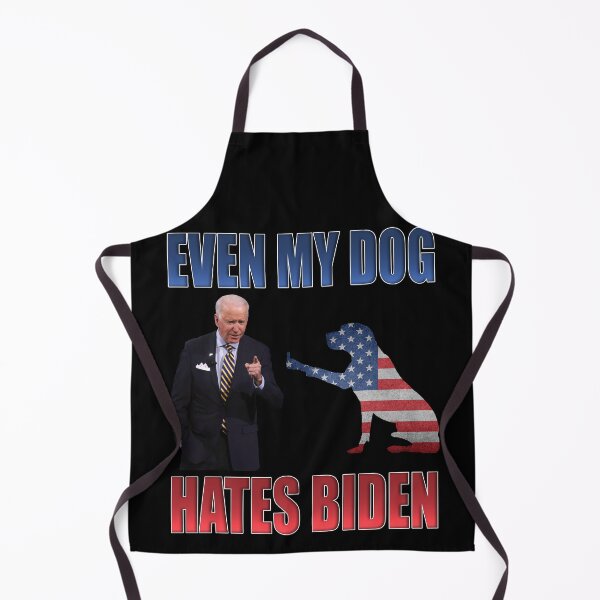 Item preview, DOG SHOWS MIDDLE FINGER TO BIDEN, Even My Dog Hates Biden designed and sold by Your Favorite Shop.
