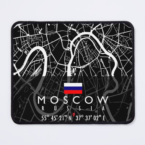 Item preview, MOSCOW MAP RUSSIA designed and sold by hatimelhag.