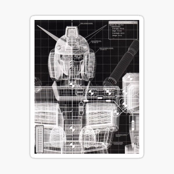 Item preview, Gundam Schematics designed and sold by slowrotation.