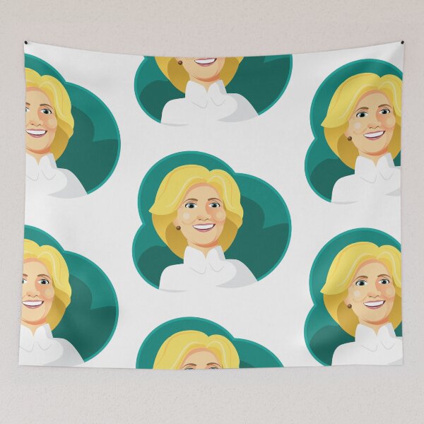 Item preview, Caricature of Hillary Clinton. designed and sold by La Cartoonista.