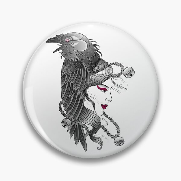 Item preview, Japanese Geisha with Bells R designed and sold by artorno.