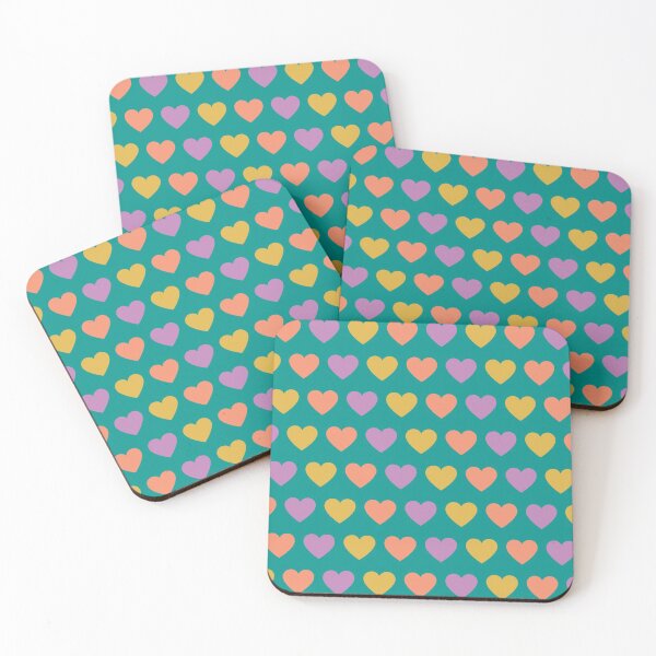 Item preview, Multi color hearts designed and sold by pnkpopcorn.