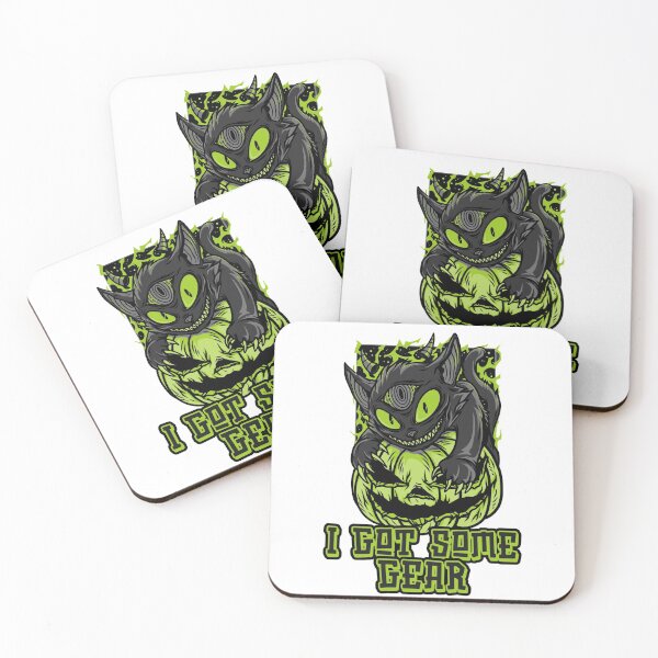 Item preview, I Got Gear! Evil Creepy Street Cheshire Cat designed and sold by mkzmerch.