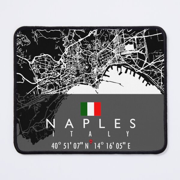 Item preview, NAPLES MAP ITALY designed and sold by hatimelhag.