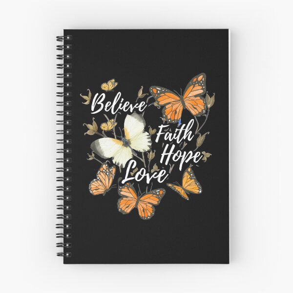 Item preview, Believe, Faith, Hope, Love Monarch Butterfly Saving Monarchs Butterflies Motivational Quotes designed and sold by Merchking1.