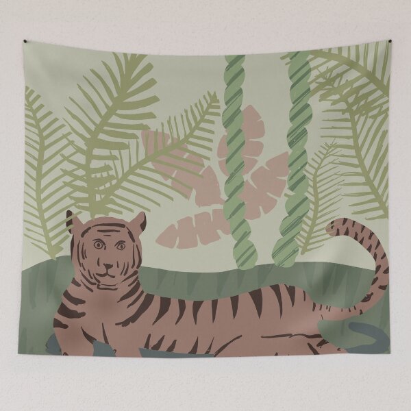 Item preview, Relaxing Leopard in Rainforest designed and sold by lordyswiss.
