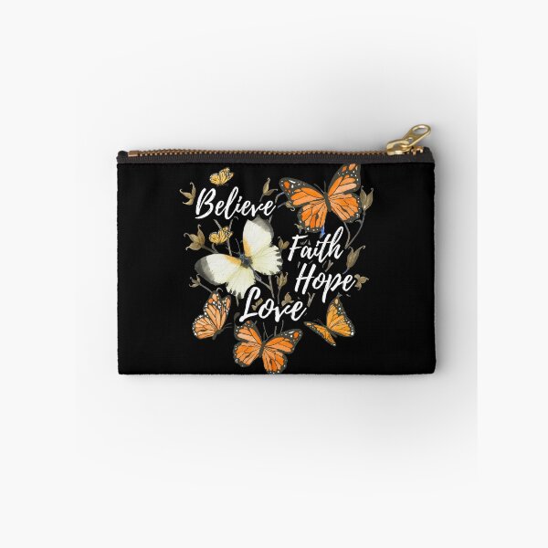 Item preview, Believe, Faith, Hope, Love Monarch Butterfly Saving Monarchs Butterflies Motivational Quotes designed and sold by Merchking1.