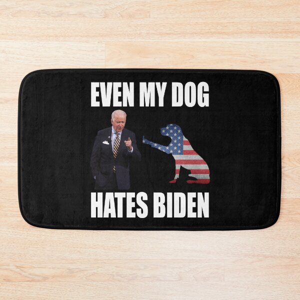 Item preview, DOG SHOWS MIDDLE FINGER TO BIDEN, Even My Dog Hates Biden designed and sold by Your Favorite Shop.