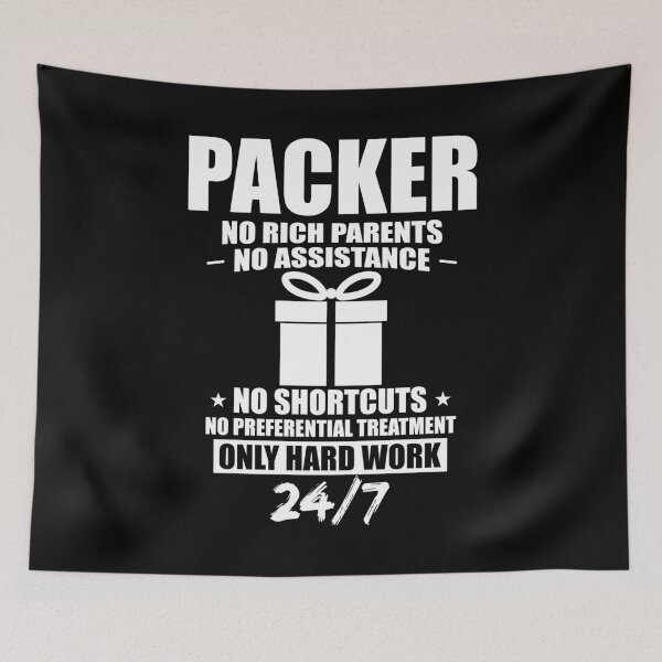 Item preview, Packer - No Rich Parents - No Assistance - No Shortcuts - No Preferential Treatment - Only Hard Work designed and sold by Merchking1.