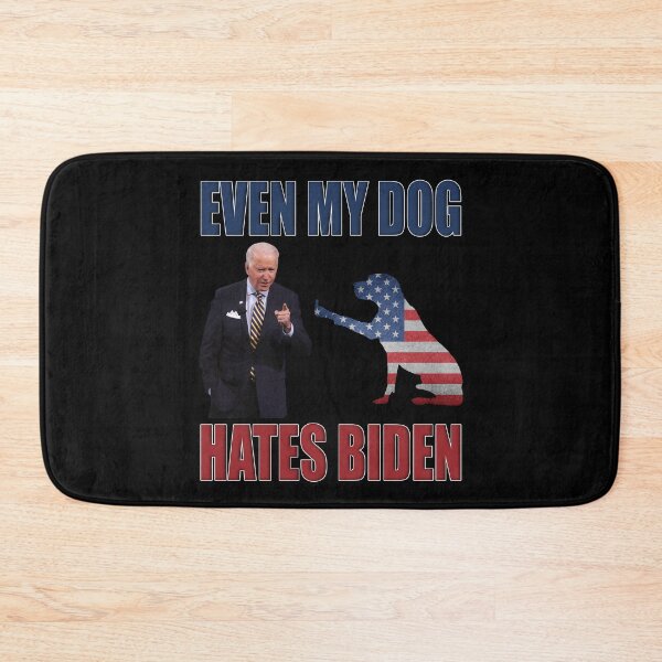 Item preview, DOG SHOWS MIDDLE FINGER TO BIDEN, Even My Dog Hates Biden designed and sold by Your Favorite Shop.