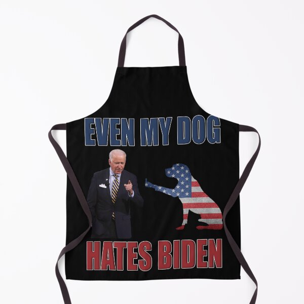 Item preview, DOG SHOWS MIDDLE FINGER TO BIDEN, Even My Dog Hates Biden designed and sold by Your Favorite Shop.