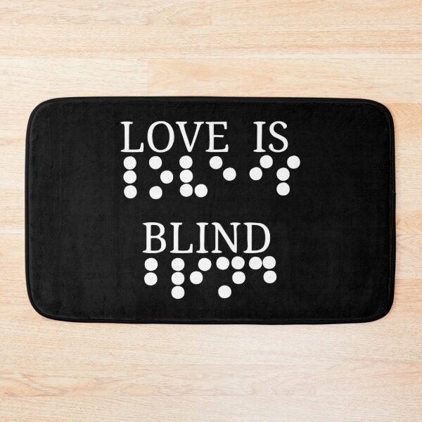 Item preview, Love Is Blind Braille Writing Blindness Awareness Visual Impaired designed and sold by Merchking1.