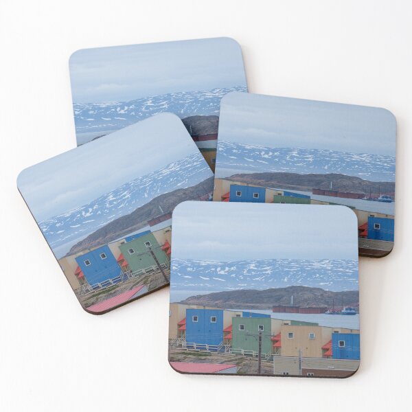 Item preview, Iqaluit in summer: city and the harbor, Nunavut, Canada designed and sold by VadimK.