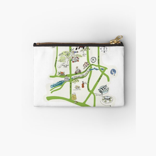 Item preview, Braeswood Place Souvenir Map, Houston designed and sold by paigemoore.