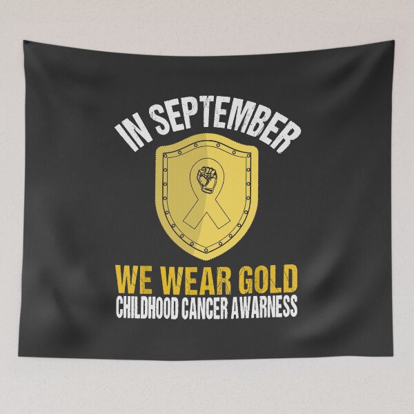 Item preview, In September We Wear Gold Childhood Cancer Awareness , send hope designed and sold by SweetbeStore.