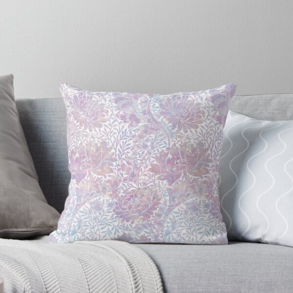 Item preview, Vintage holographic floral pattern remix from artwork by William Morris designed and sold by MoonlightbyS.