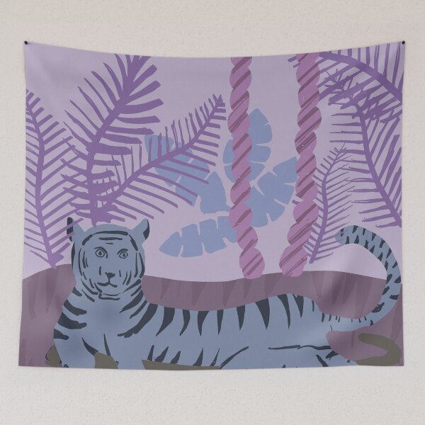 Item preview, Night Relaxing Leopard in Rainforest designed and sold by lordyswiss.