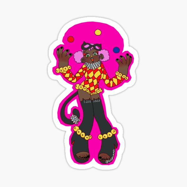 Clown Babe #3.2 Sticker