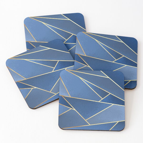 Item preview, Golden Blue Crosshatch designed and sold by JCalvert-Design.