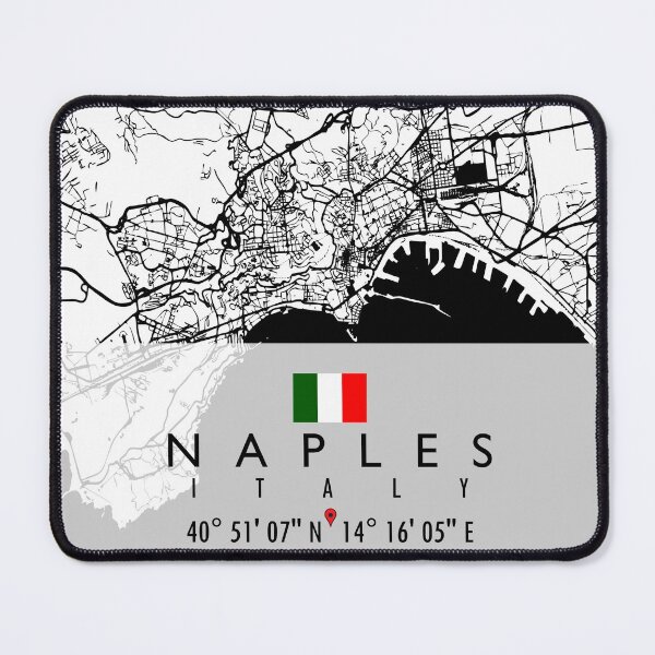 Item preview, NAPLES MAP ITALY designed and sold by hatimelhag.