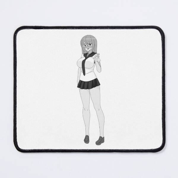 Item preview, lewd anime girl hentai manga ecchi waifu gray tone designed and sold by ArthurPoe.