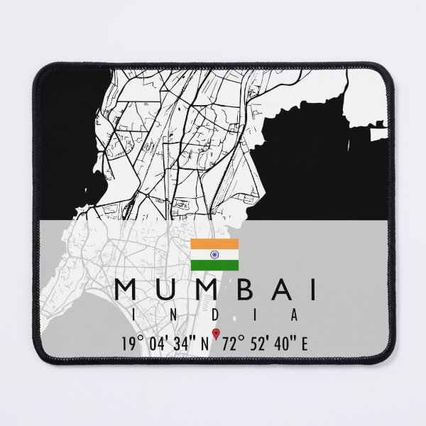 Artikelvorschau, MUMBAI KARTE INDIEN entworfen und verkauft von hatimelhag.