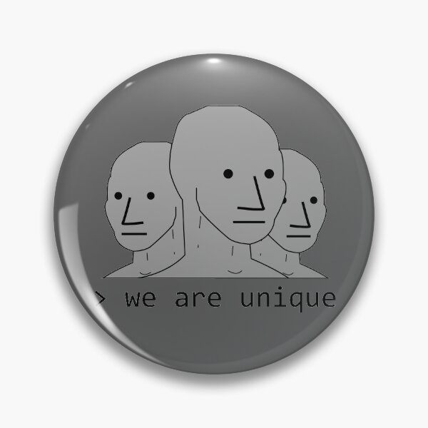 Item preview, We Are Unique NPC designed and sold by denisseinfeld.