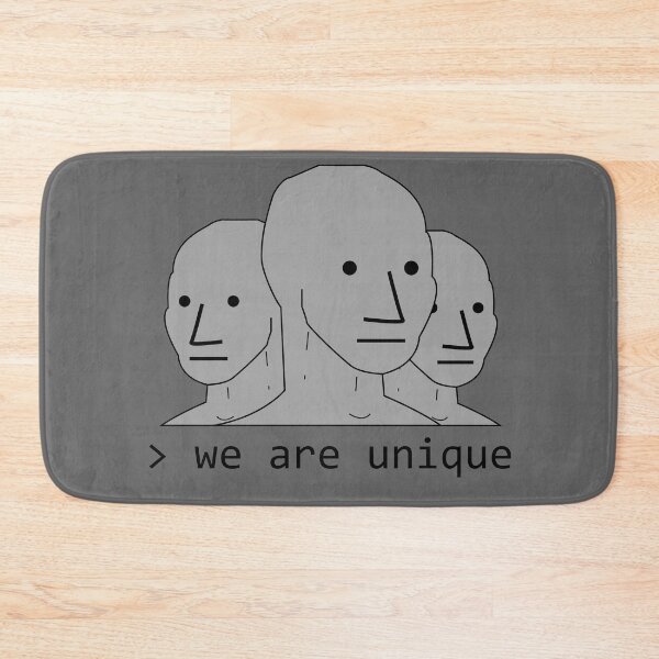 Item preview, We Are Unique NPC designed and sold by denisseinfeld.