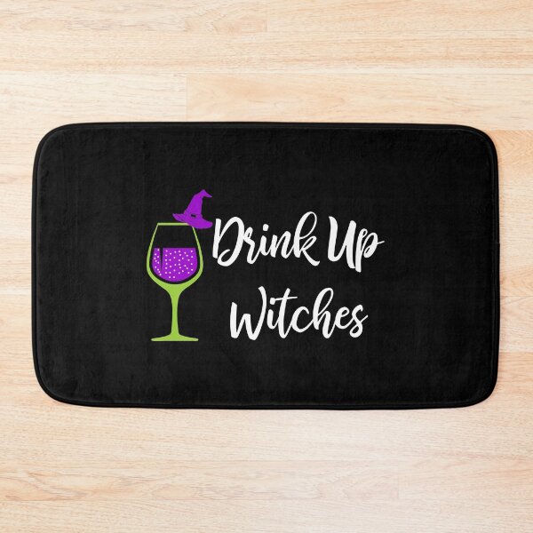 Item preview, Funny Witch Adult Halloween Costume Shirt Drink Up Witches Wine Lover designed and sold by Merchking1.