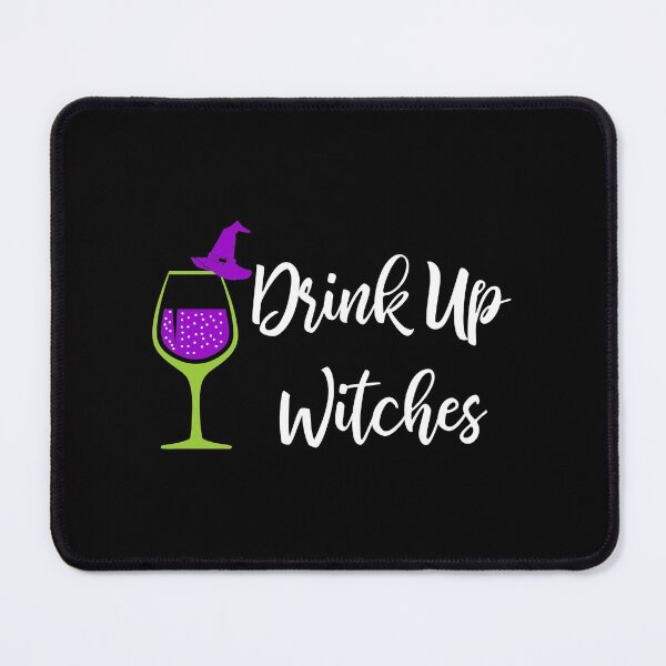 Item preview, Funny Witch Adult Halloween Costume Shirt Drink Up Witches Wine Lover designed and sold by Merchking1.