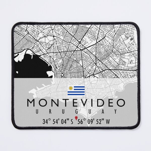 Item preview, MONTEVIDEO MAP URUGUAY designed and sold by hatimelhag.