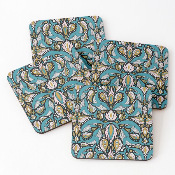 Item preview, Paisley Whales designed and sold by somecallmebeth.