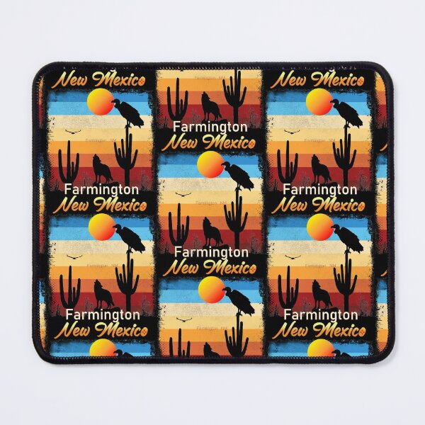 Item preview, Farmington New Mexican NM Sunset Coyote  Vulture Cactus Desert NewMexican designed and sold by Cuatrocaminos.