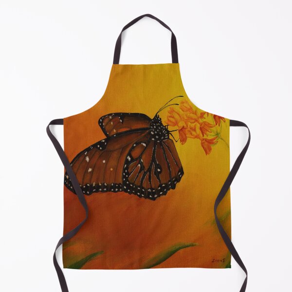 Item preview, Orange Tapestry. Butterfly on orange flower designed and sold by Zina Stromberg.