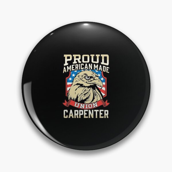 Item preview, Proud American Made Union Carpenter Hoodie designed and sold by urlanne.