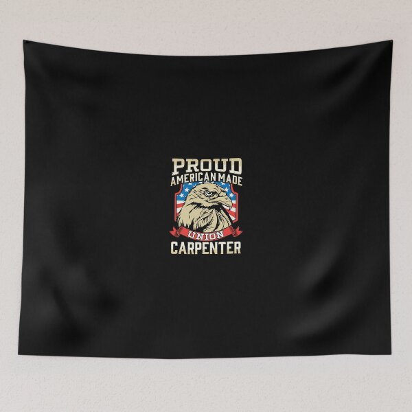 Item preview, Proud American Made Union Carpenter Hoodie designed and sold by urlanne.