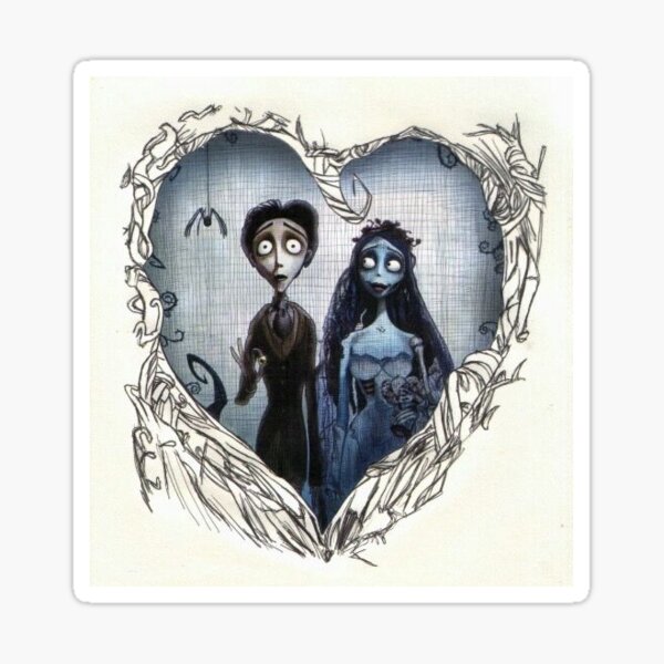 "Corpse bride" Sticker by juanisanse | Redbubble